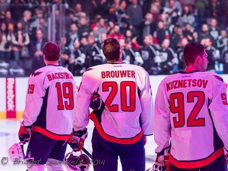 Niklas Backstr�m, Troy Brouwer, Evgeny Kuznetsov